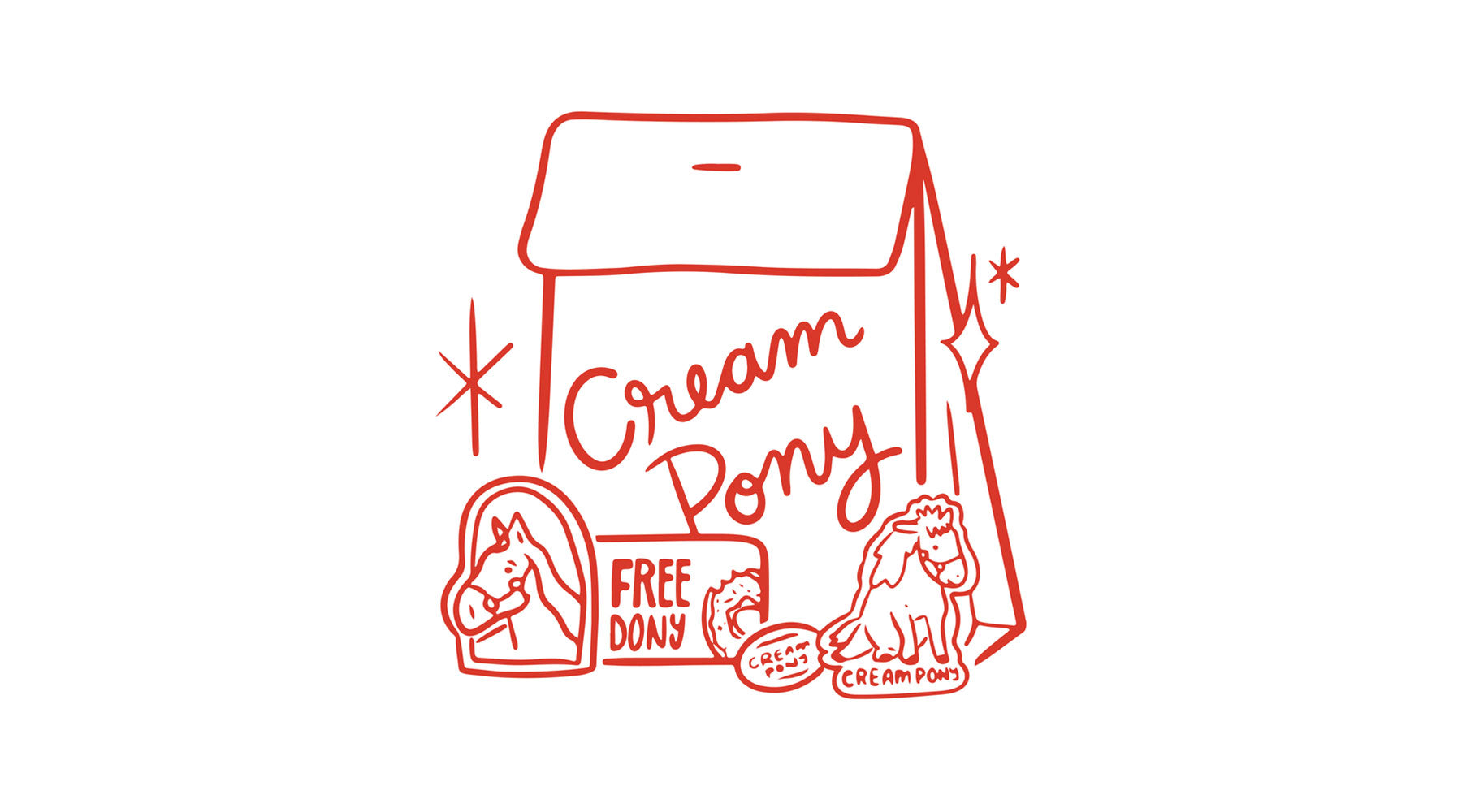 Free Cream Pony Donut with Test Ride