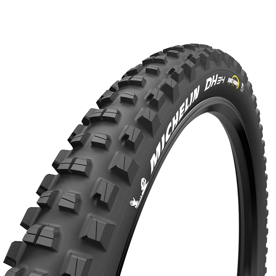 Michelin, DH34 Bike Park, Tire, 29''x2.40, Wire, Tubeless Ready, Bikepark, 2x55TPI, Black
