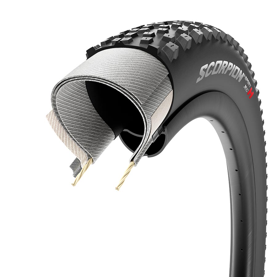 Pirelli, Scorpion Sport XC H, Mountain Tire, 29x2.40, Folding, Tubeless Ready, SmartGRIP, ProWALL, 60TPI, Black