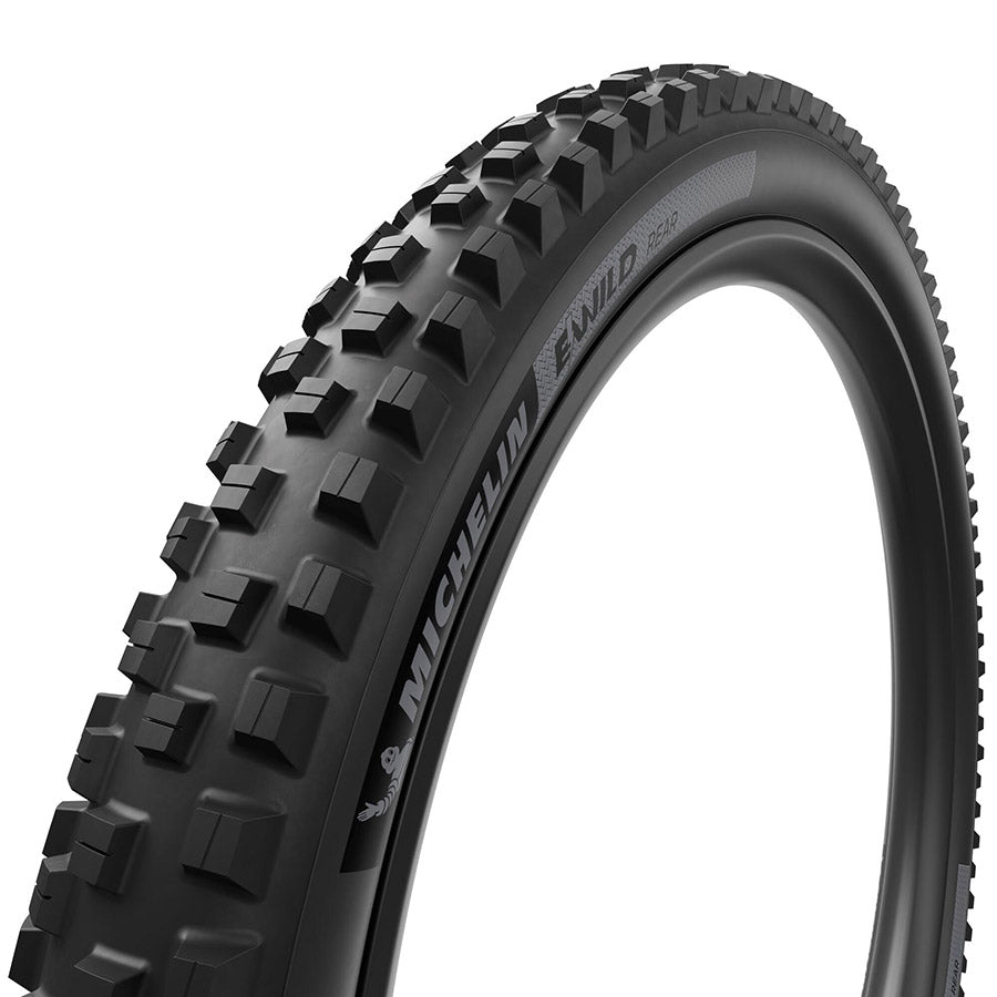 Michelin, E-WILD RACING LINE Rear, Mountain Tire, 29"x2.60, Folding, Tubeless Ready, MAGI-X, 4x55, Black