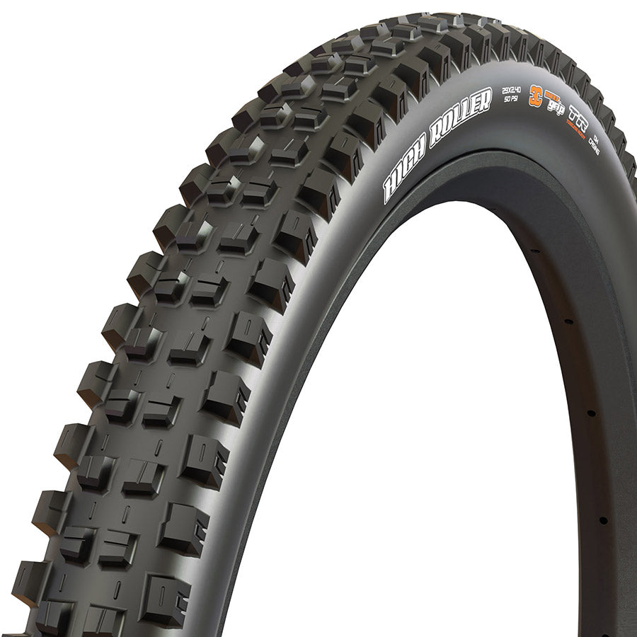 Maxxis, High Roller III, Mountain Tire, 27.5"x2.40, Folding, Tubeless Ready, 3C Maxx Grip, DH, 120x2TPI, Black