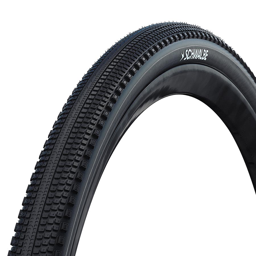 Schwalbe, G-One Comp, Gravel Tire, 700x40C, Wire, GreenCompound, K-Guard, Black