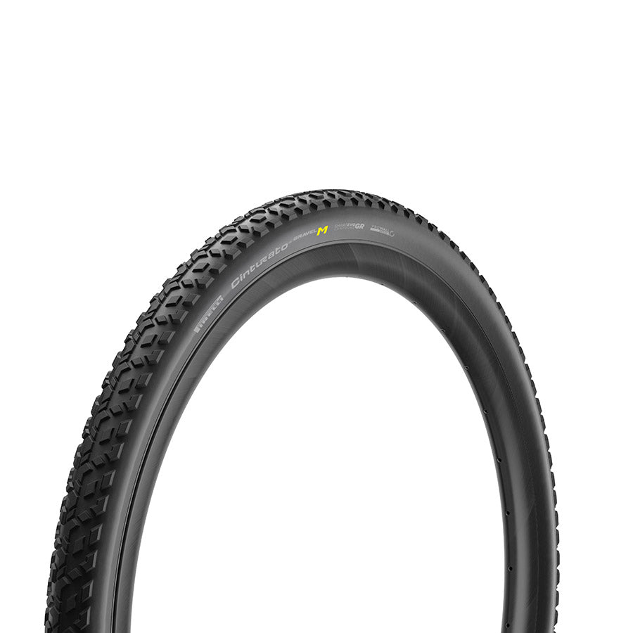 Pirelli, Cinturato Gravel M HP-Line, Gravel Tire, 700x45C, Folding, Tubeless Ready, SmartEVO GR, ProWALL Gravel, 120TPI, Black