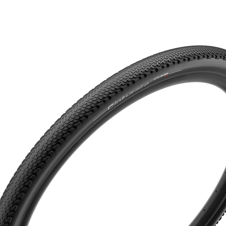Pirelli, Cinturato Gravel H P-Line, Gravel Tire, 700x45C, Folding, Tubeless Ready, SpeedGrip, TechWALL, 60TPI, Black