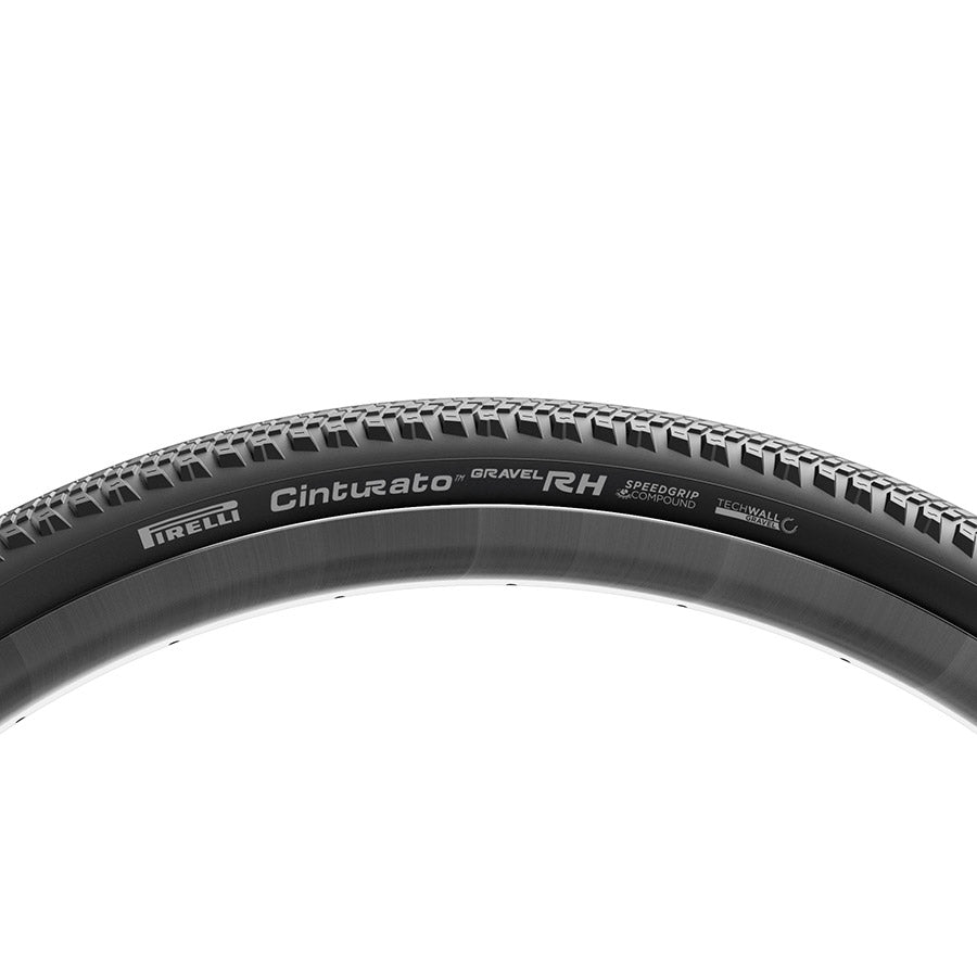 Pirelli, Cinturato Gravel RH P-Line, Gravel Tire, 700x45C, Folding, Tubeless Ready, SpeedGrip, TechWALL, 60TPI, Black