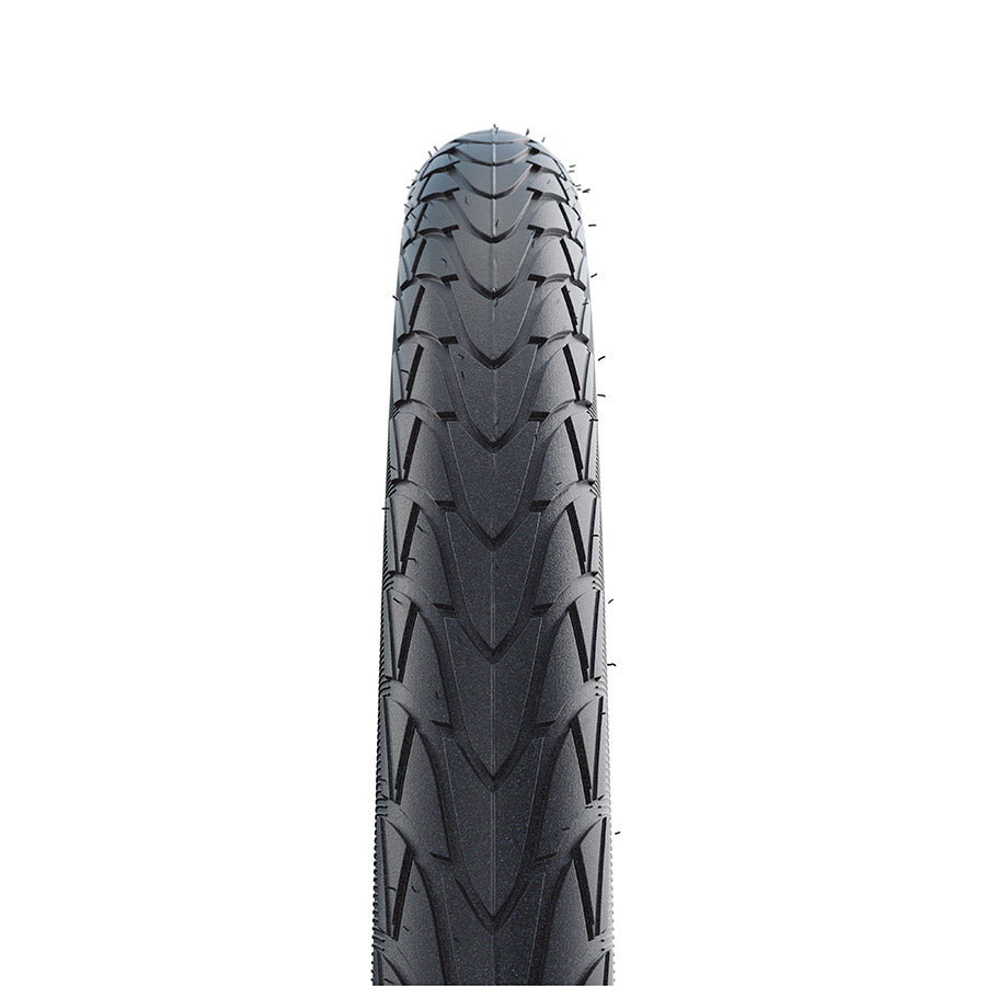 Schwalbe, Marathon Racer, Hybrid Tire, 20''x1.50, Wire, Clincher, Addix Green, RaceGuard, Reflex, 67TPI, Black