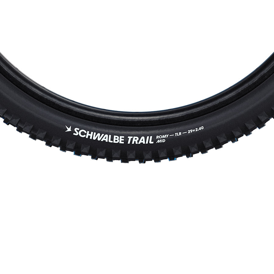 Schwalbe, Romy Trail, Mountain Tire, 27.5"x2.40, Folding, Tubeless Ready, Mid, TLR, 2x67TPI, Black