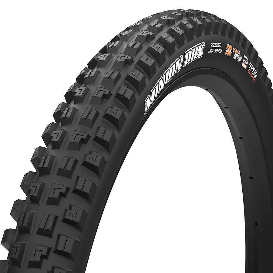 Maxxis, Minion DHX, Mountain Tire, 29"x2.50, Folding, Tubeless Ready, MaxxGrip, EXO+, Black