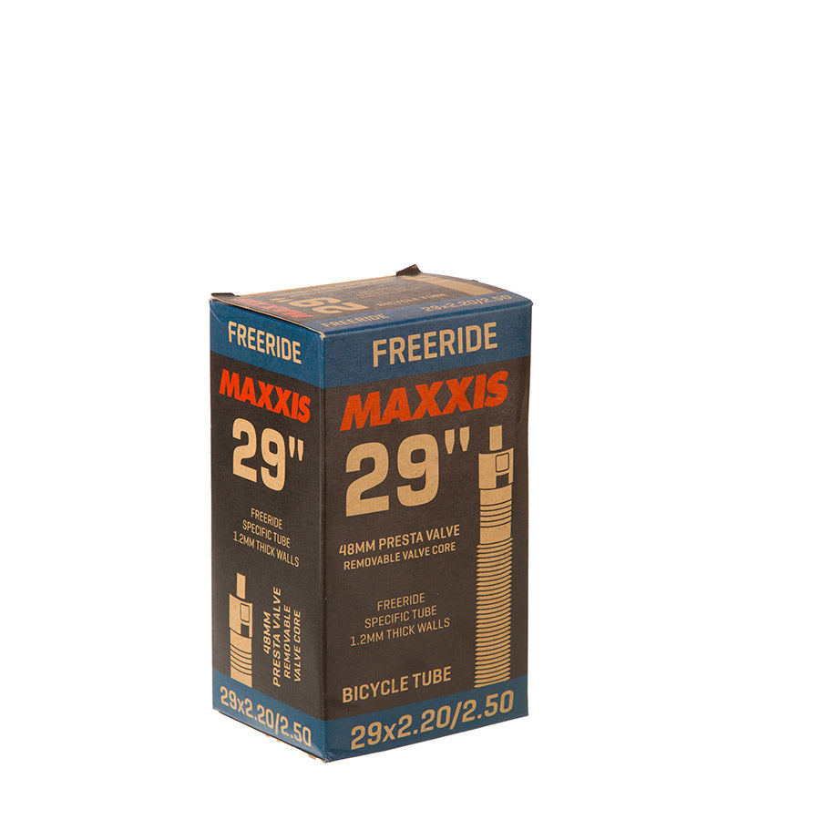 Maxxis, Freeride, Tube, 1.20mm, Presta, Removable, Length: 48mm, 29'', 2.20-2.50, 348g