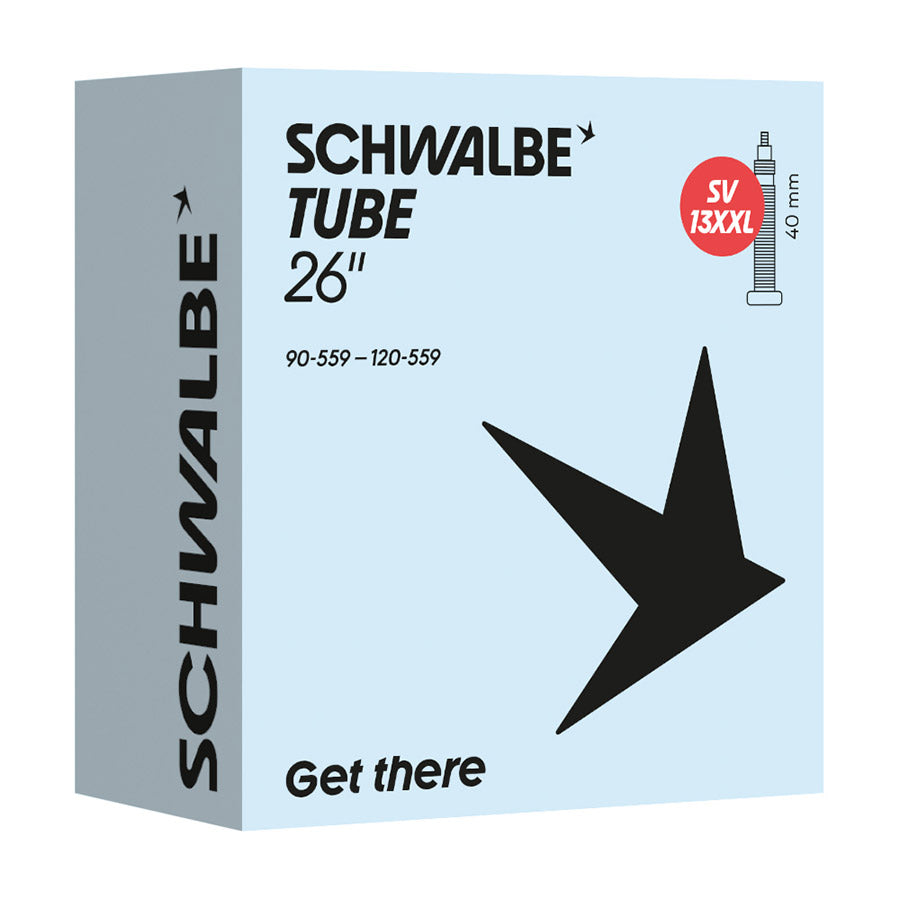 Schwalbe, Presta, Tube, Presta, Length: 40mm, 26'', 3.50-4.70