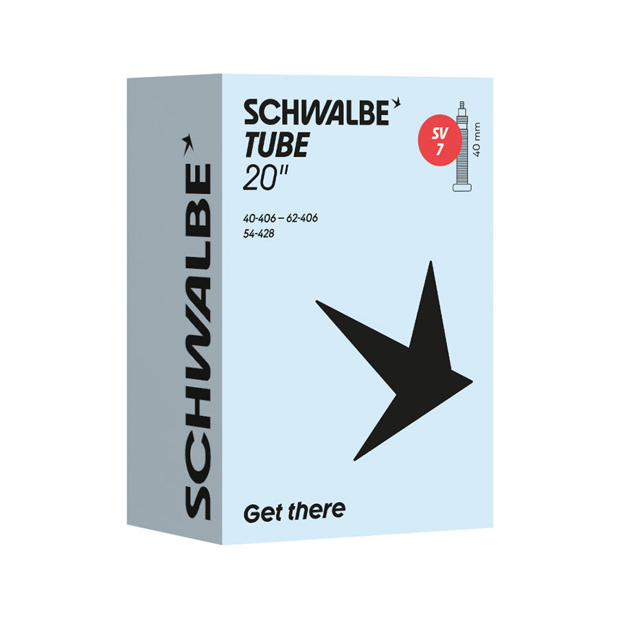 Schwalbe, Presta, Tube, Presta, Length: 40mm, 20'', 1.60-2.40
