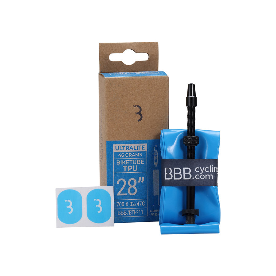 BBB Cycling, BTI-211 TPU Gravel, Tube, Presta, Length: 85mm, 700C, 32-47C