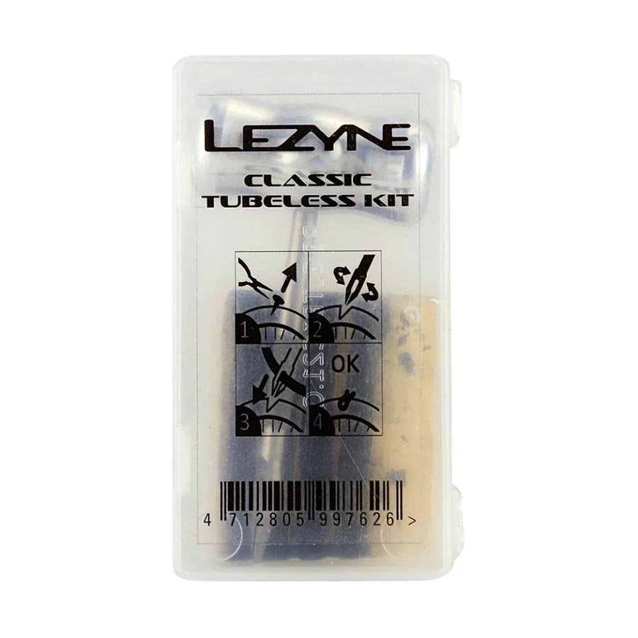 Lezyne, Classic Tubeless Kit, Tubeless repair kit, includes tool and 5 plugs