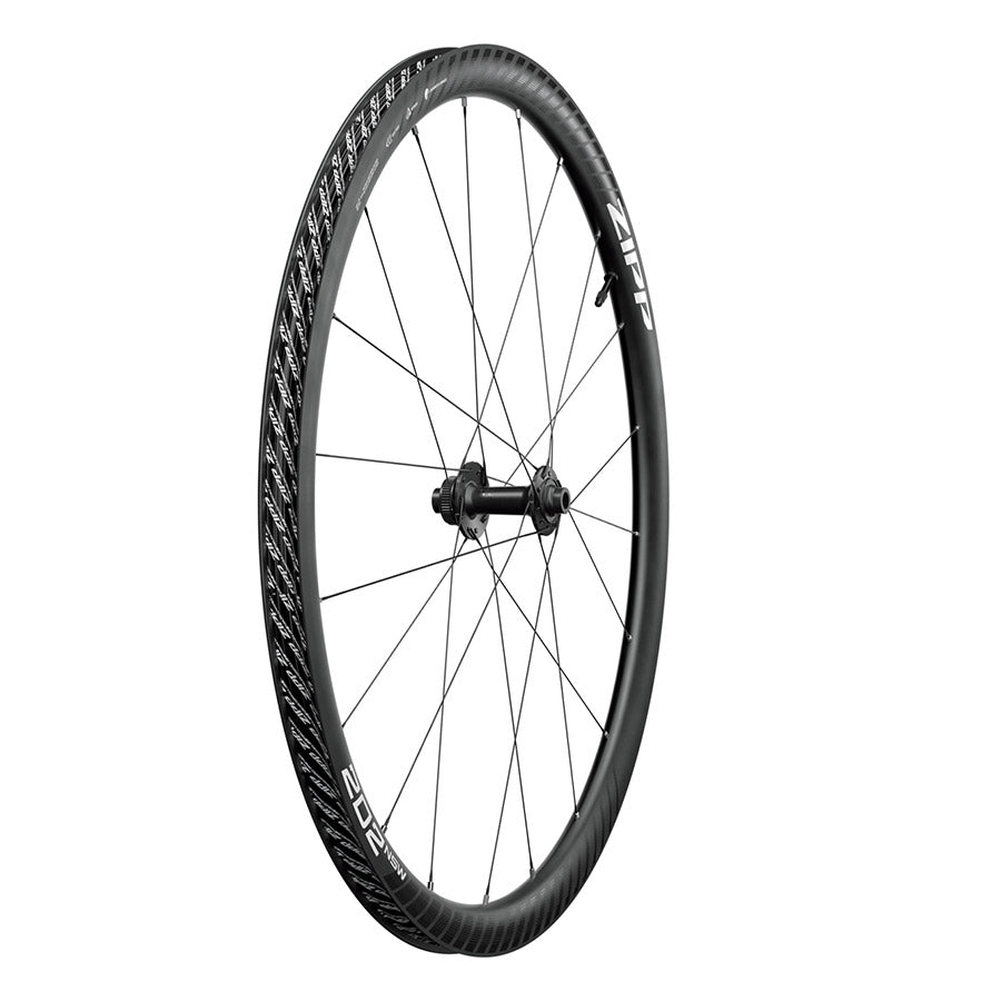 Zipp, 202 NSW A1, Wheel, Front, 700C / 622, Holes: 20, 12mm TA, 100mm, Disc Center Lock