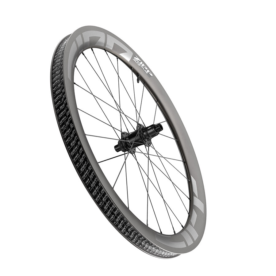 Zipp, 303 XPLR S B1, Wheel, Rear, 700C / 622, Holes: 24, 12mm TA, 142mm, Disc Center Lock, Shimano Road 11, Dark Grey Graphic B1