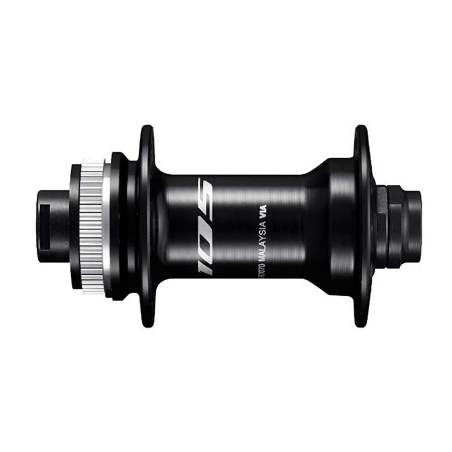 Shimano, 105 HB-R7070, Disc Hub, Front, 32H, 12mm TA, 100mm, Shimano Road 11, Black