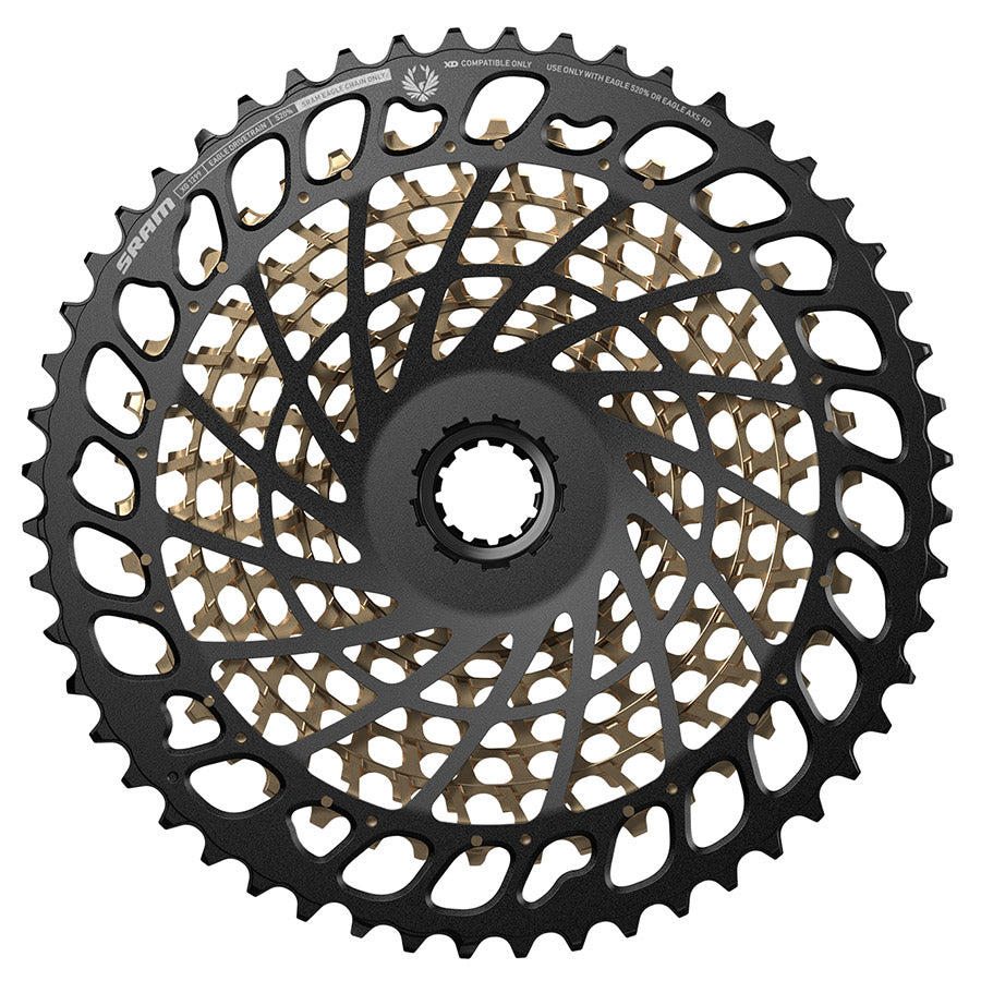 SRAM, XG-1299 Eagle C1, Cassette, Gold, Speed: 12, 10-52T, XD