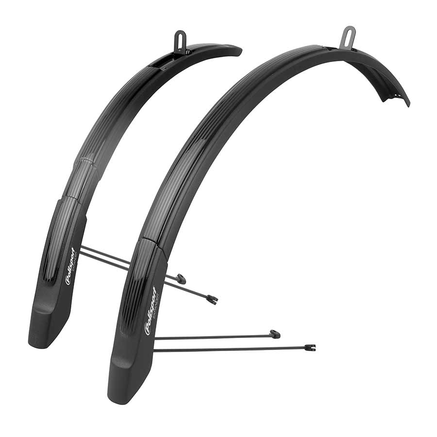 Polisport, Expander City, Fender, 26''-28'', 46mm, Black, Set