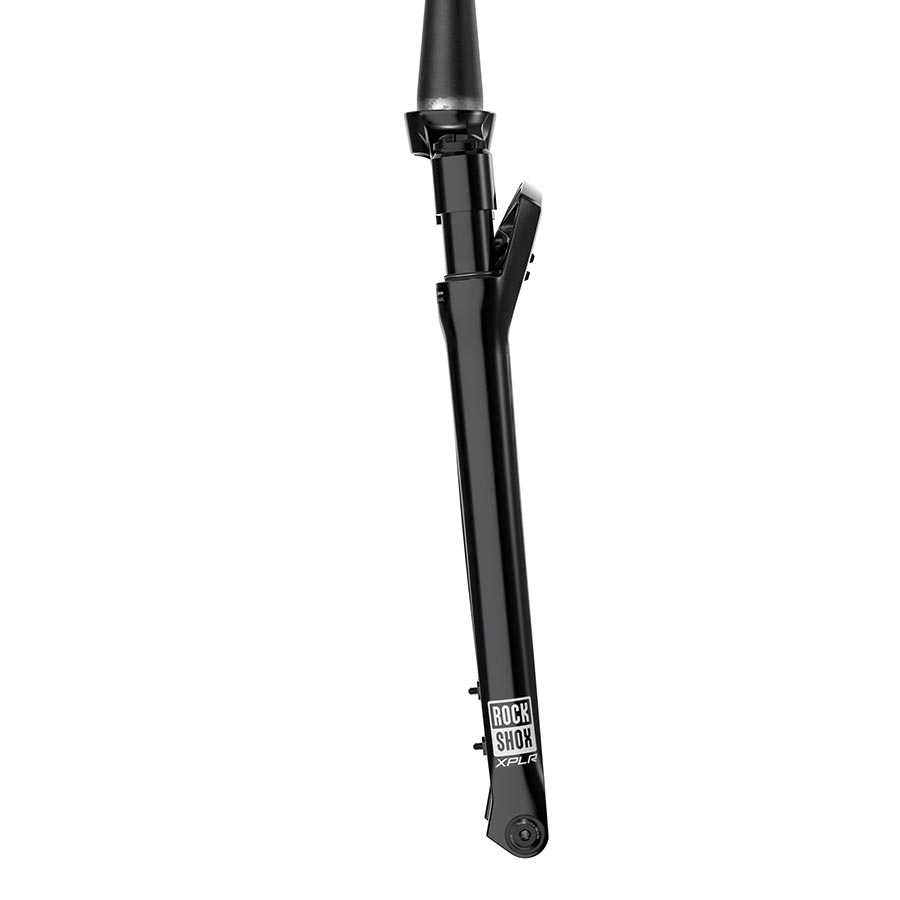 RockShox, Rudy Ultimate XPLR A2, Suspension Fork, 700C, Solo Air, 30mm, 1-1/8''-1.5'', 12x100mm TA, Rake: 45mm, Black