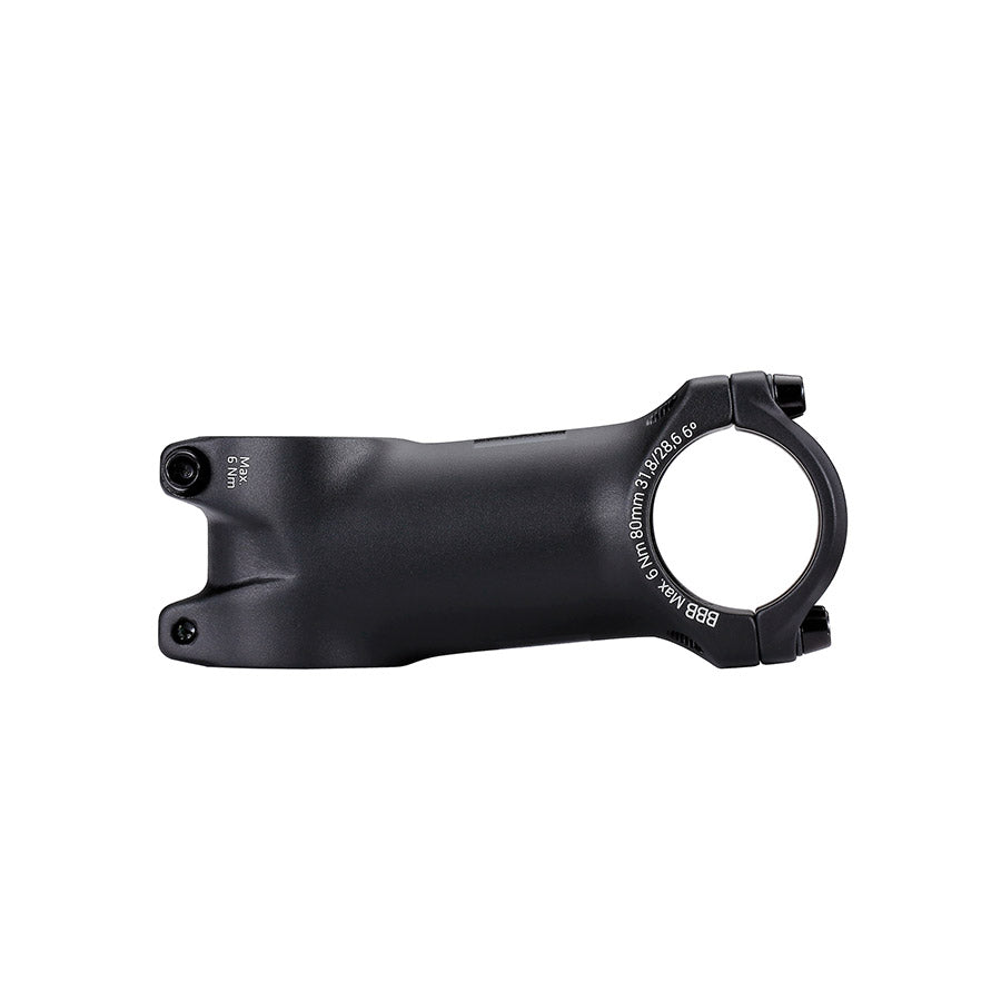 BBB Cycling, BHS-08 RoadForce, Stem, Diameter: 31.8mm, Length: 80mm, Steerer: 1-1/8'', ±6°, Black