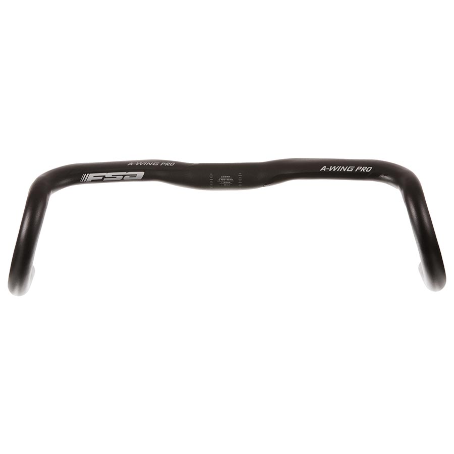 FSA, A-Wing Pro AGX, Drop Handlebar, Diameter: 31.8mm, 440mm, Drop: 120mm, Reach: 80mm, Black
