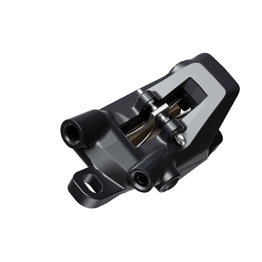 Shimano, Deore BR-M6200, MTB Hydraulic Disc Brake, Front or Rear, Post mount, Disc: 200 or 220mm (not included), Black, EBRM6200MPMX