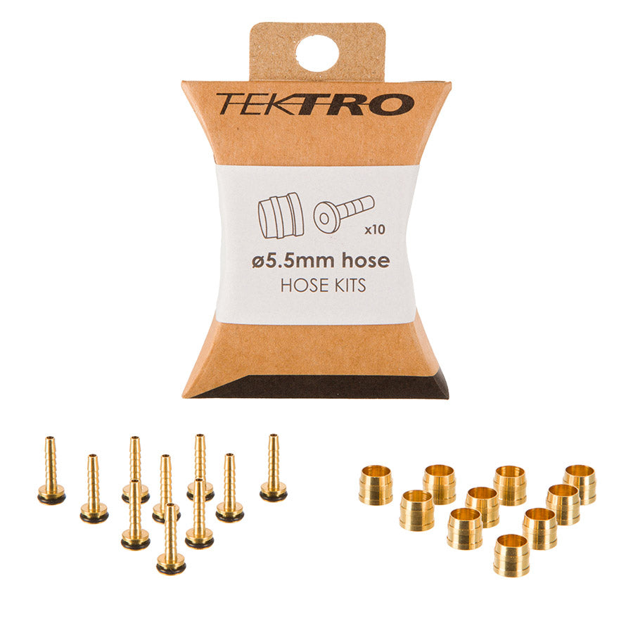 Tektro, Compression Ferrules Kit, 5.5mm, 10pcs, E7/T7/E5 series ABOT001221