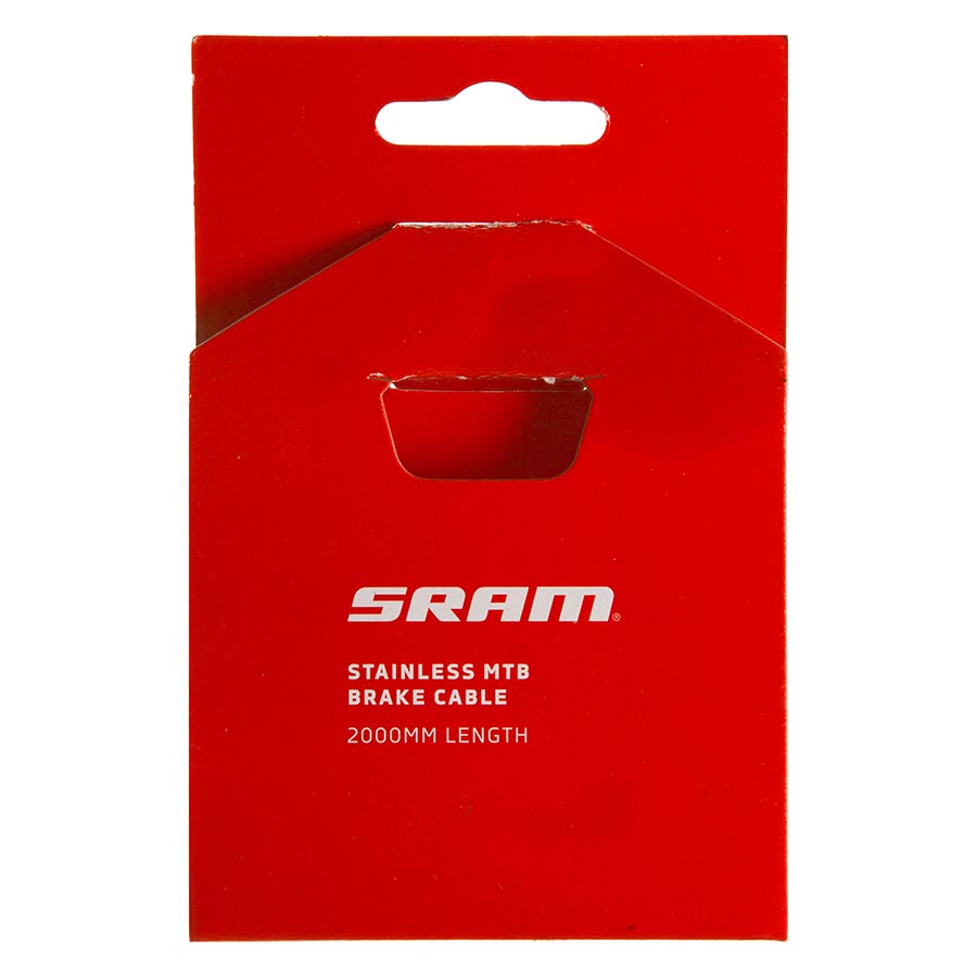 SRAM, Stainless Brake Cable, Brake Cable, 1.5mm, 2000mm, Steel