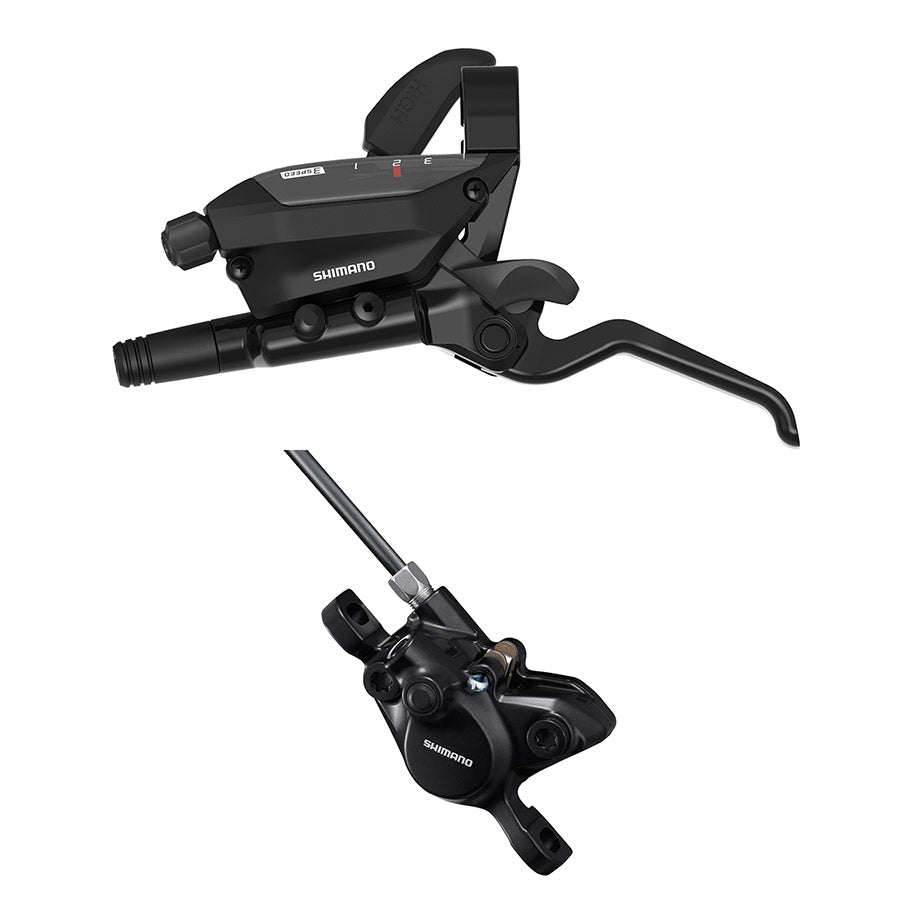 Shimano, Altus ST-EF515 / BR-MT200, Shifter-Brake Lever, Speed: 3, Black, EEF515JLFPRA100P