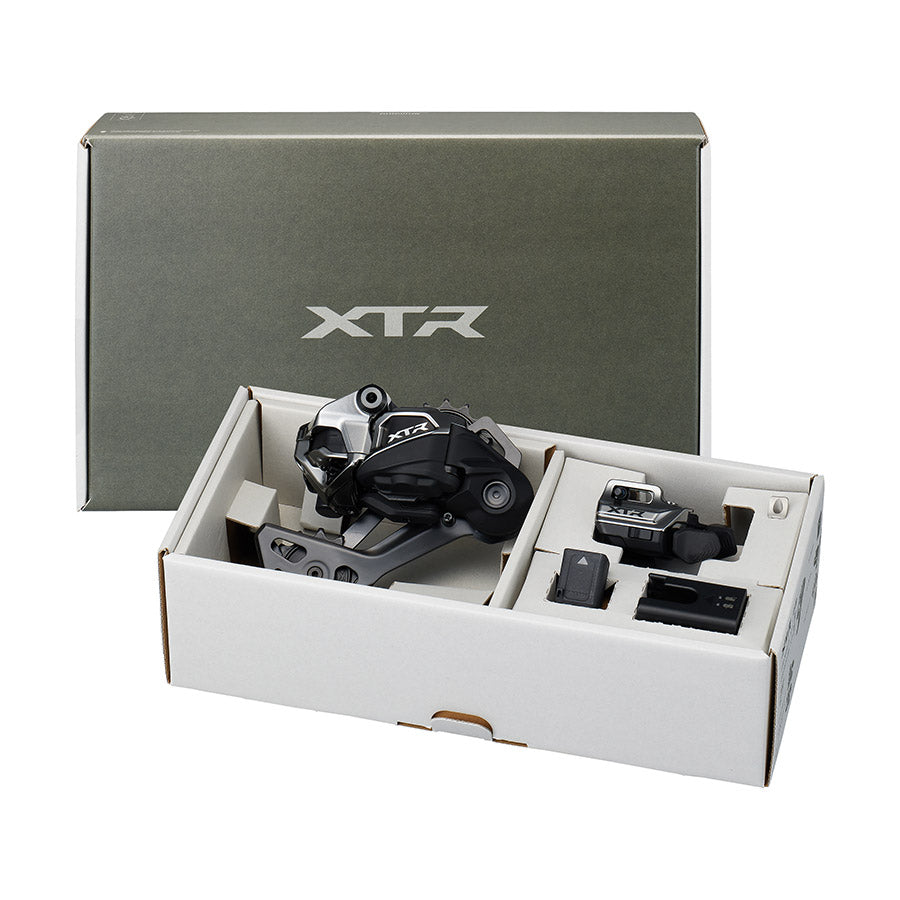 Shimano, XTR Di2 RD-M9250 Kit, Rear Derailleur, Speed: 12, Cage: SGS, Black, I-Spec EV, IGPM9250UPG02