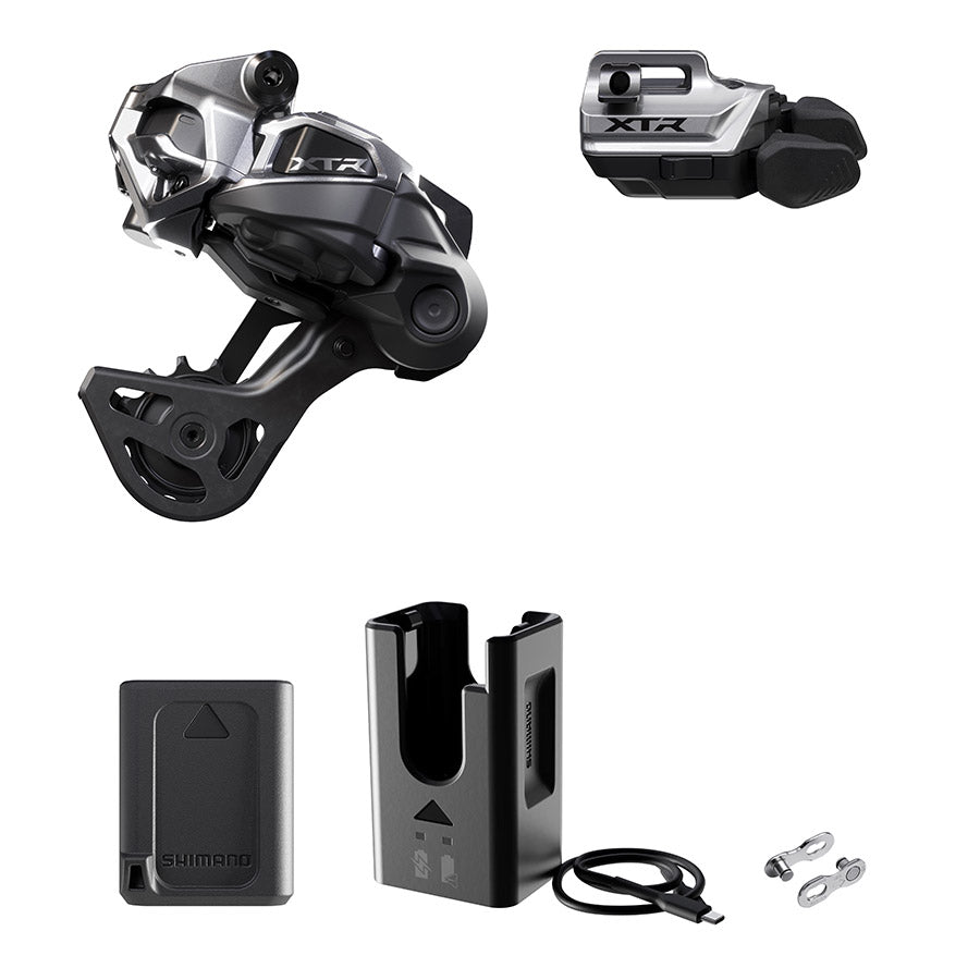 Shimano, XTR Di2 RD-M9250 Kit, Rear Derailleur, Speed: 12, Cage: GS, Black, I-Spec EV, IGPM9250UPG04