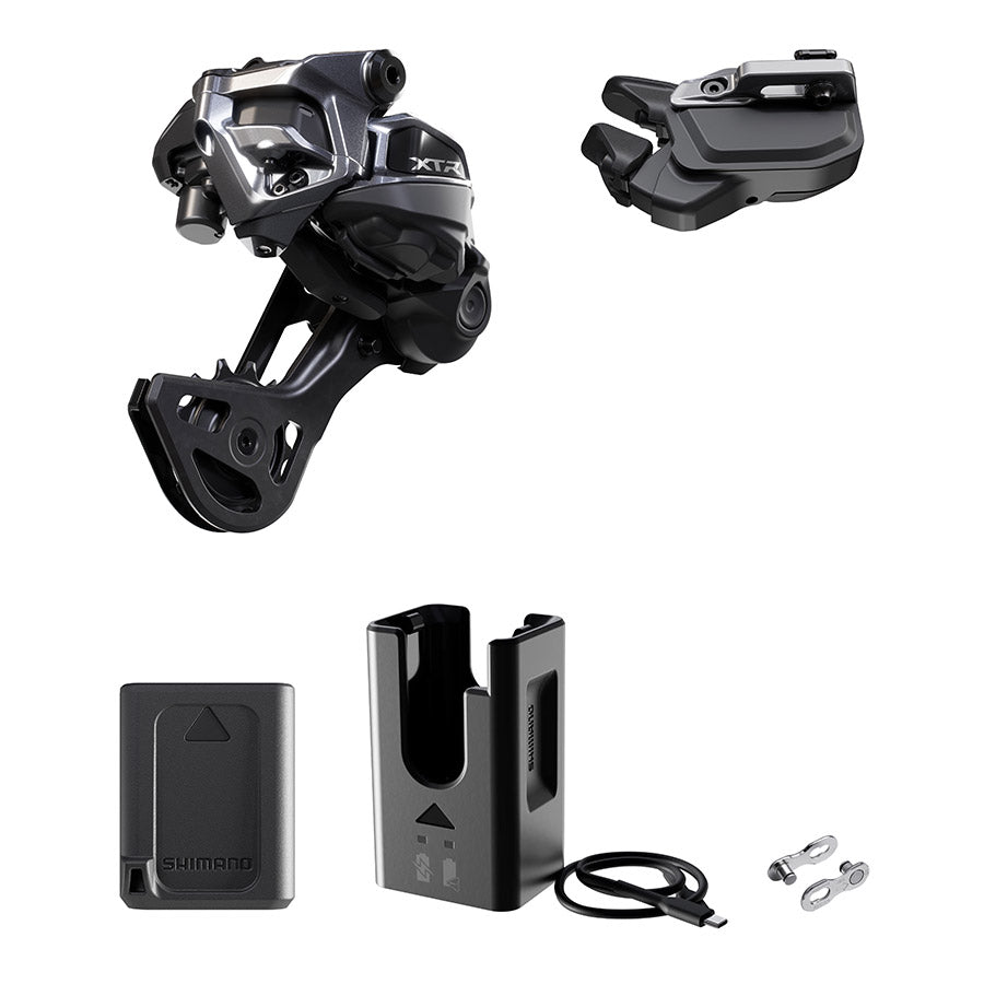 Shimano, XTR Di2 RD-M9250 Kit, Rear Derailleur, Speed: 12, Cage: GS, Black, I-Spec EV, IGPM9250UPG04
