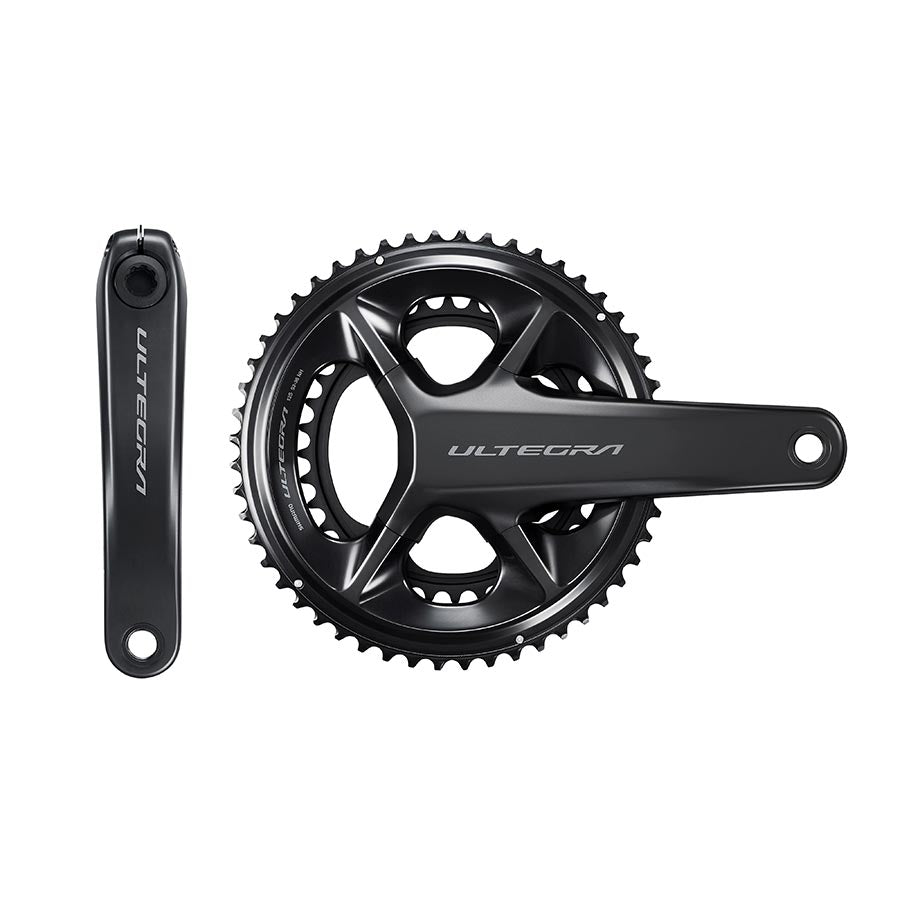 Shimano, Ultegra FC-R8100, Crankset, Speed: 12, Spindle: 24mm, BCD: 110, 36/52, Hollowtech II, 175mm, Black, Road Disc, IFCR8100EX26