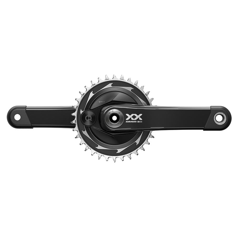 SRAM, XX SL T-Type Power Meter, Power Meter Crankset, Speed: 12, Spindle: 28.99mm, BCD: Thread Mount, 34, DUB, 170mm, Black, Boost