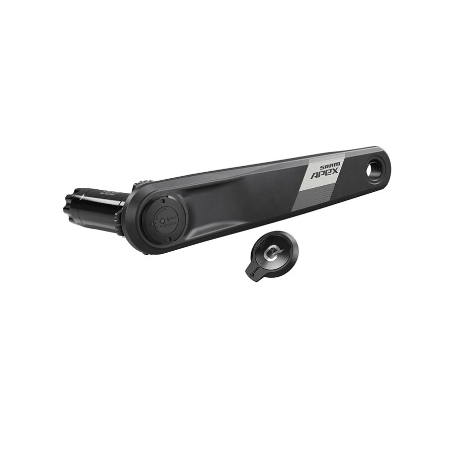 SRAM, Apex D1 PM, Left Arm with Power Meter Spindle, Speed: 12, Spindle: 28.99mm, DUB, 170mm, Black, Road Disc