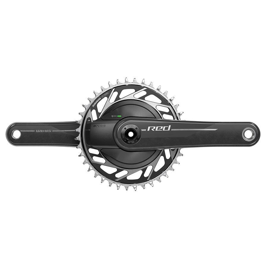 SRAM, Red AXS 1x XPLR Power Meter E1, Power Meter Crankset, Speed: 12/13, Spindle: 28.99mm, BCD: Thread Mount, 42, DUB, 160mm, Black, Road Disc