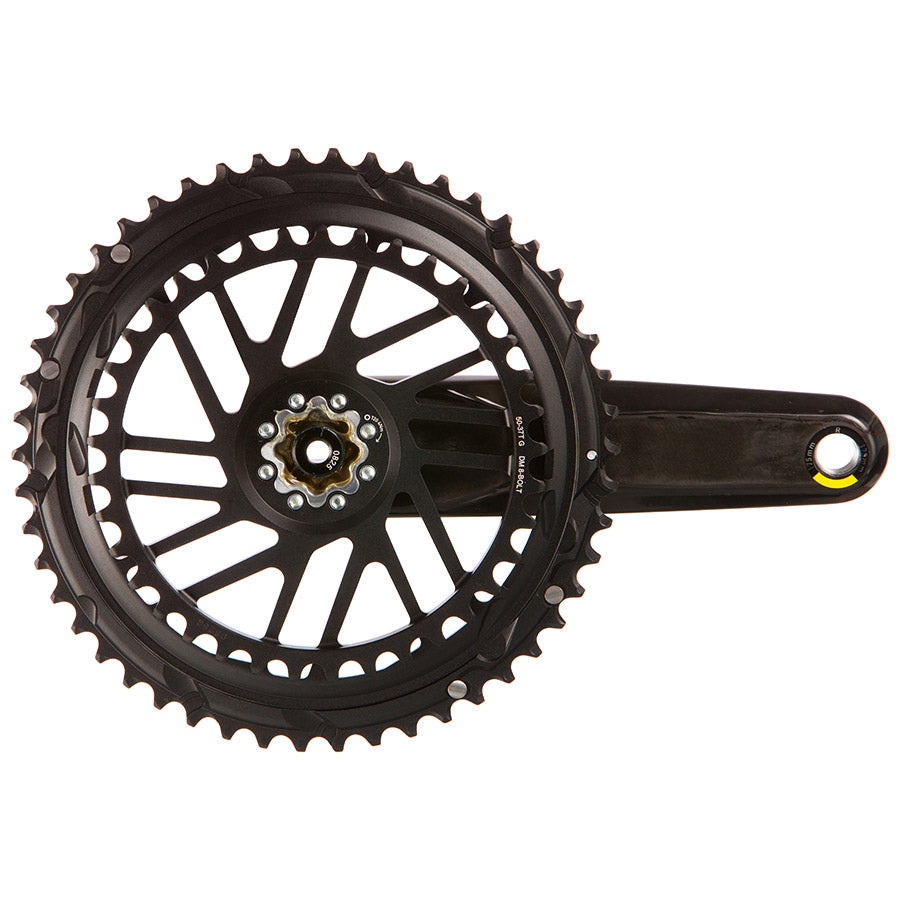SRAM, Force 2x E1, Crankset, Speed: 12, Spindle: 28.99mm, BCD: Direct Mount SRAM 8 Bolt, 50/37, DUB, 170mm, Black, Road