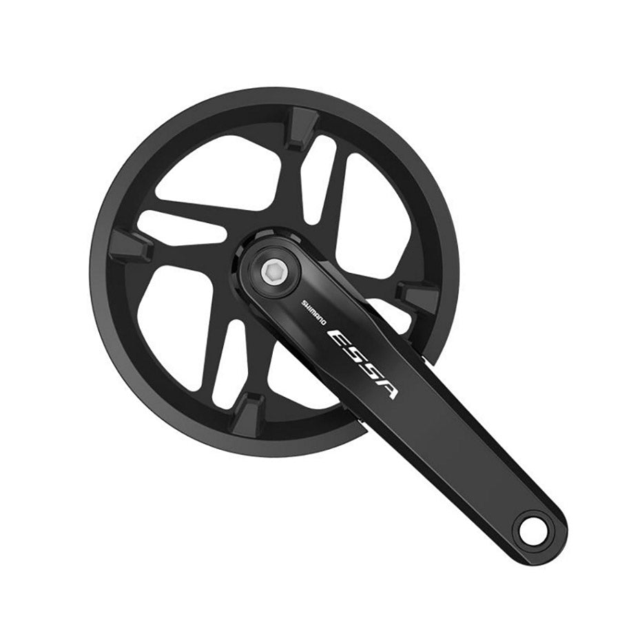 Shimano, ESSA FC-U2000-1, Crankset, Speed: 7/8, BCD: Rivets, 40, Square, 170mm, w/ Chain Guard, Black, EFCU20011CB0C