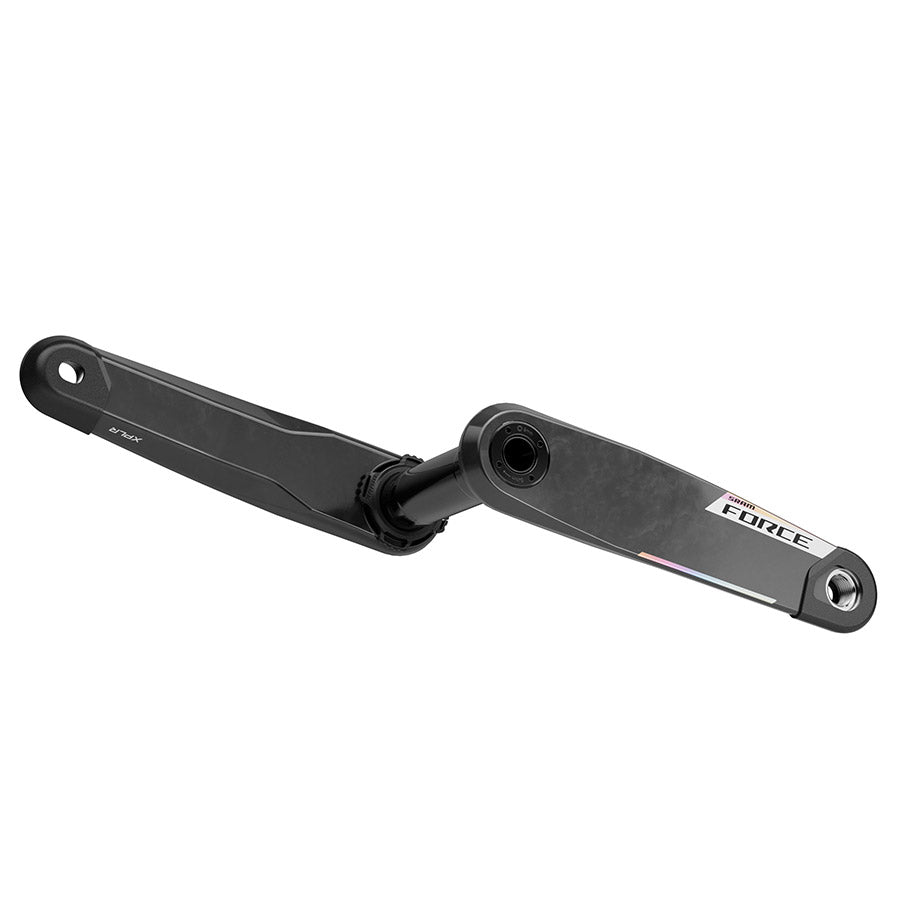 SRAM, Force XPLR E1 Crank Arm Assy, Crank Arm, 175mm, DUB, BCD: Direct Mount SRAM 8 Bolt, Black