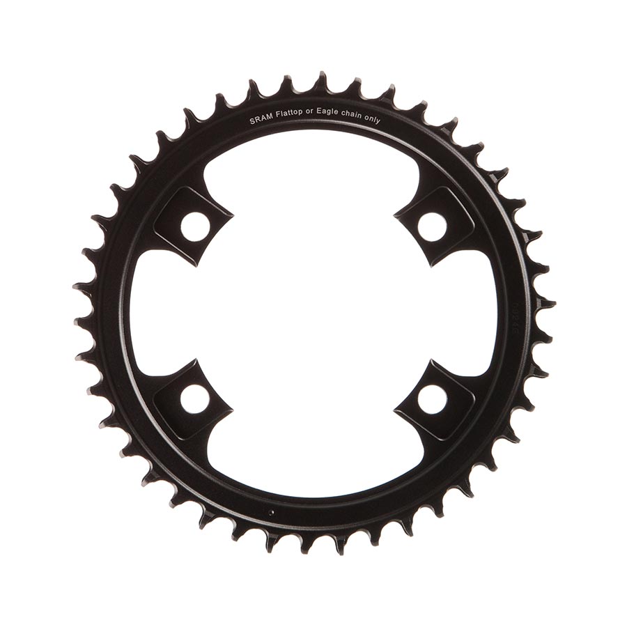 SRAM, X-SYNC 2 107mm, Chainring, Teeth: 42, Speed: 12, BCD: 107, Bolts: 4, Single, Aluminum, Grey
