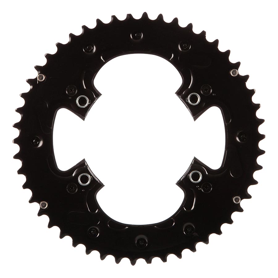 Shimano, Sora FC-R3000, Chainring, Teeth: 50, Speed: 9, BCD: 110, Bolts: 4, Outer, Black