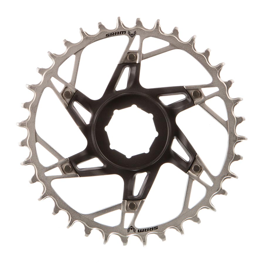 SRAM, XX Eagle T-Type DM E-MTB Brose, Chainring, Teeth: 36, Speed: 12, BCD: Direct Mount, Aluminum/Steel, Black