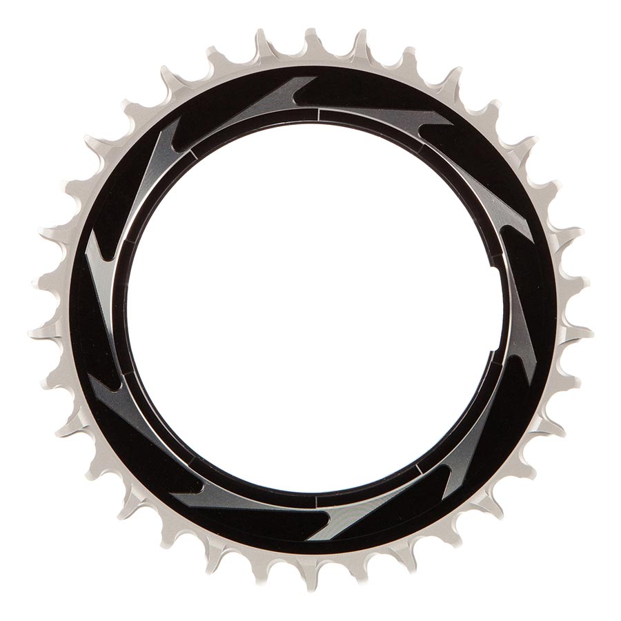 SRAM, Eagle T-Type Thread Mount 3mm Offset, Chainring, Teeth: 34, Speed: 12, BCD: Thread Mount, Aluminum, Black