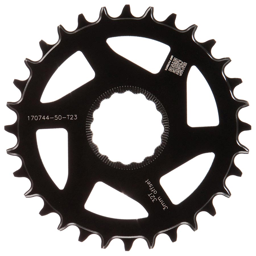 TRP, EVO 12 CR-M9050, Chainring, Teeth: 32, Speed: 12, BCD: Direct Mount, Front, Aluminum, Black