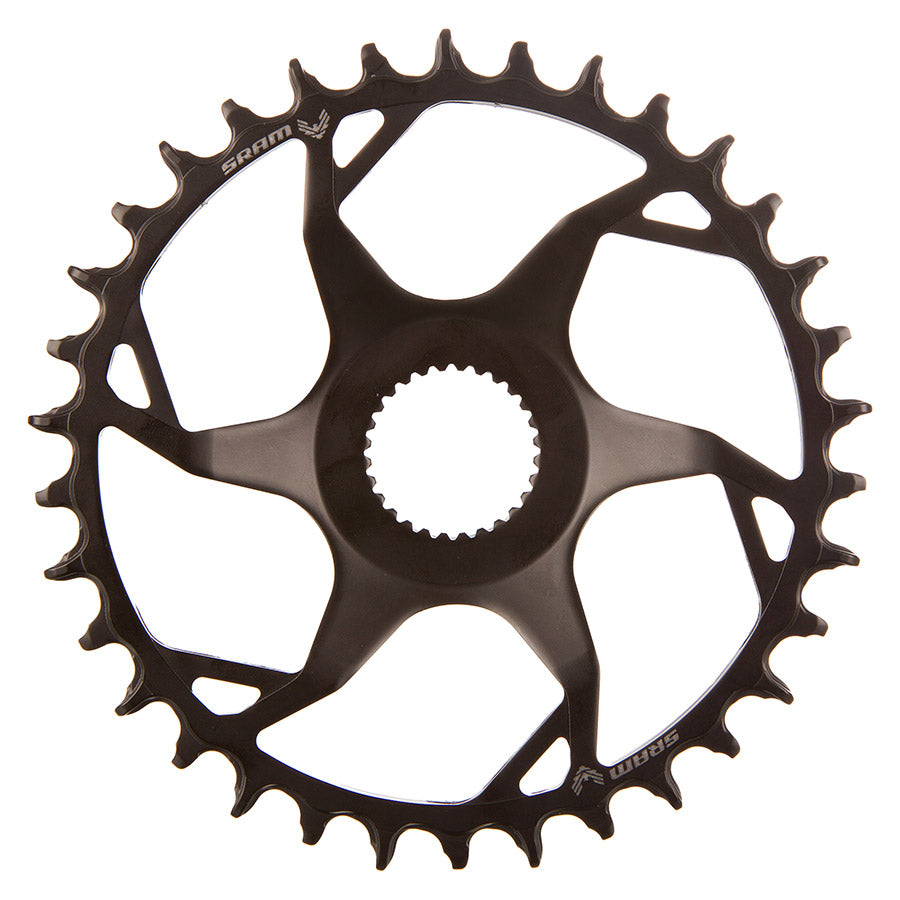 SRAM, Bosch DU38 T-Type, Chainring, Teeth: 34, Speed: 12, BCD: Direct Mount Bosch DU38, Black