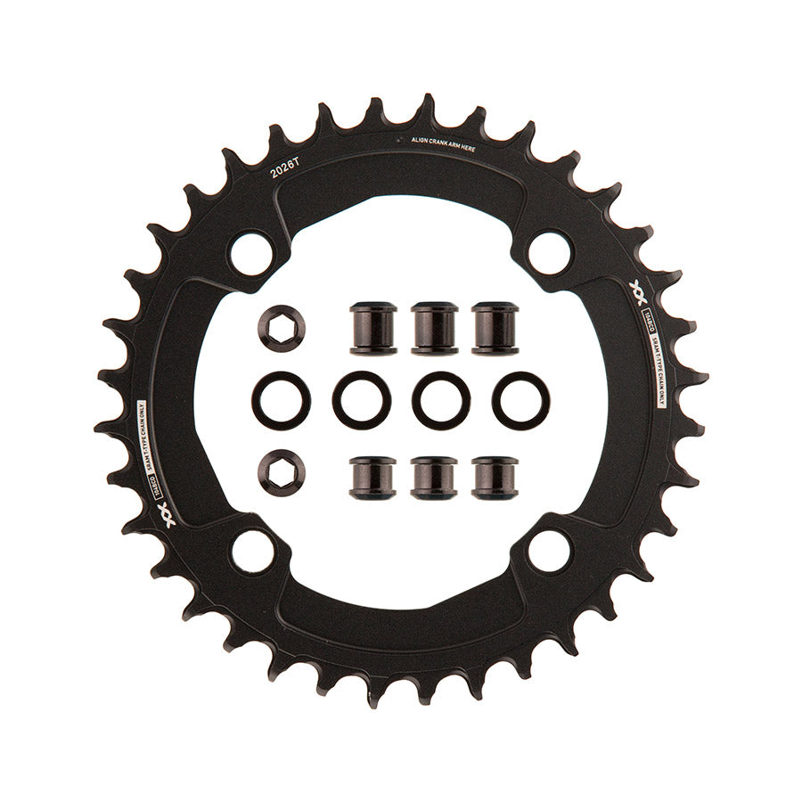 SRAM, XX T-Type 104 OCHAIN, Chainring, Teeth: 36, Speed: 12, BCD: 104, Bolts: 4, Aluminum