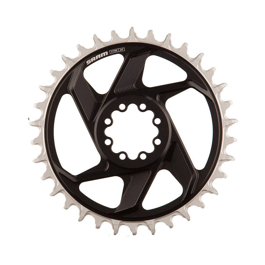 SRAM, XX Downhill, Chainring, Teeth: 34, Speed: 7, BCD: Direct Mount SRAM 8 Bolt, Aluminum, Black, 11.6218.078.001
