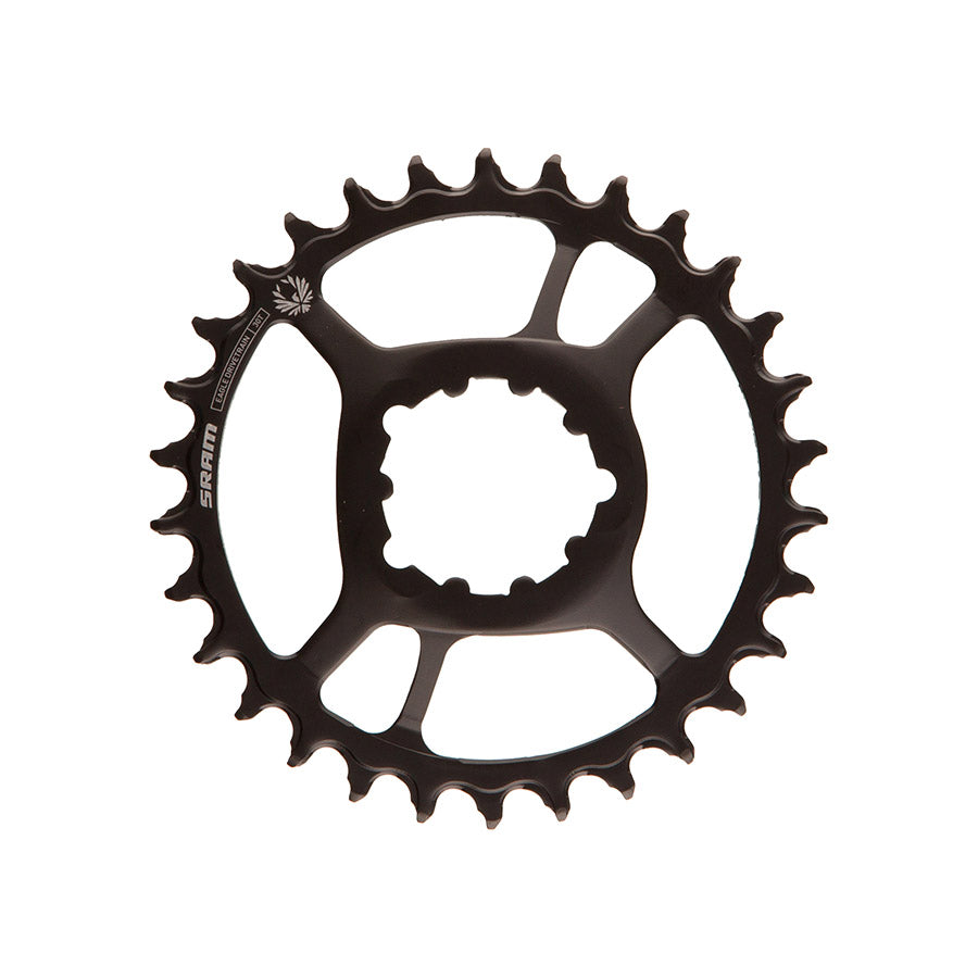 SRAM, X-SYNC Eagle Steel 6mm F1, Chainring, Teeth: 30, BCD: Direct Mount SRAM 3 Bolt, Bolts: 3, Steel, Black