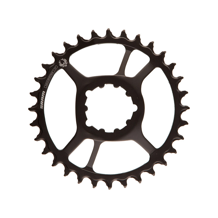 SRAM, X-SYNC Eagle Steel 6mm F1, Chainring, Teeth: 32, Speed: 12, BCD: Direct Mount SRAM 3 Bolt, Bolts: 3, Steel, Black