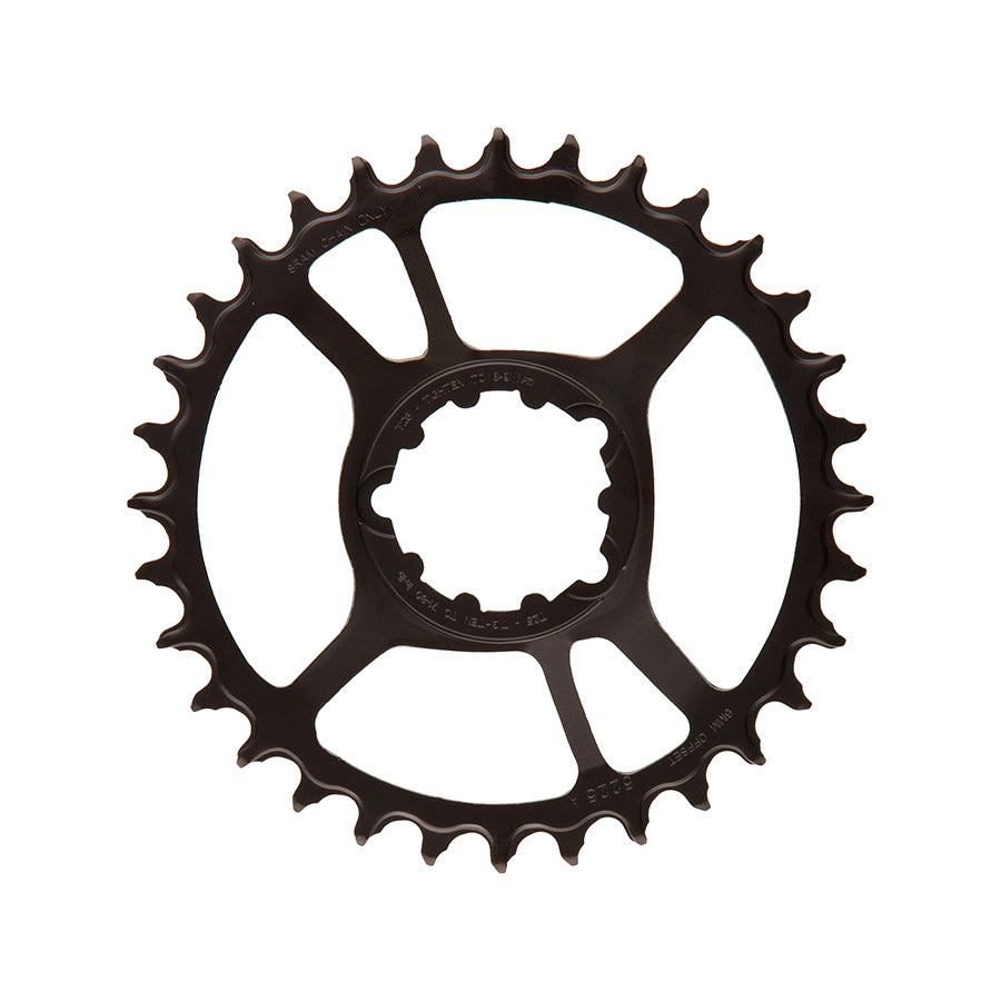 SRAM, X-SYNC Eagle Steel 6mm F1, Chainring, Teeth: 32, Speed: 12, BCD: Direct Mount SRAM 3 Bolt, Bolts: 3, Steel, Black